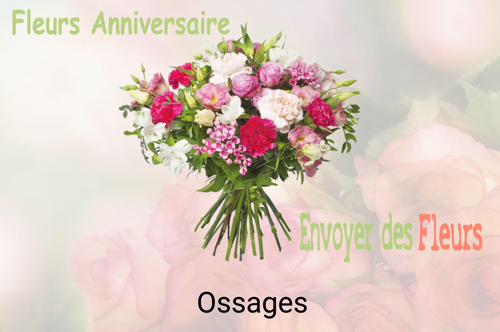 Bouquet de fleurs d’anniversaire livré à Ossages