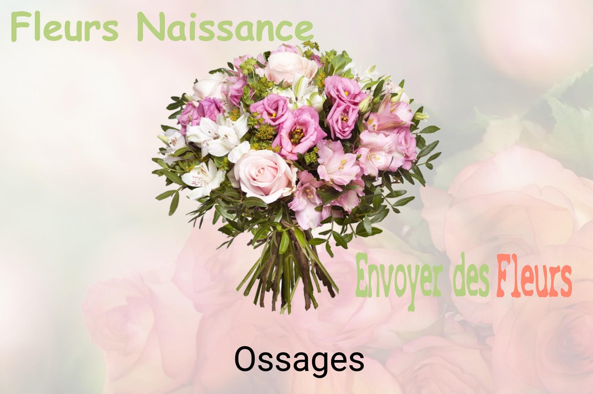 Bouquet de fleurs de naissance livré à Ossages